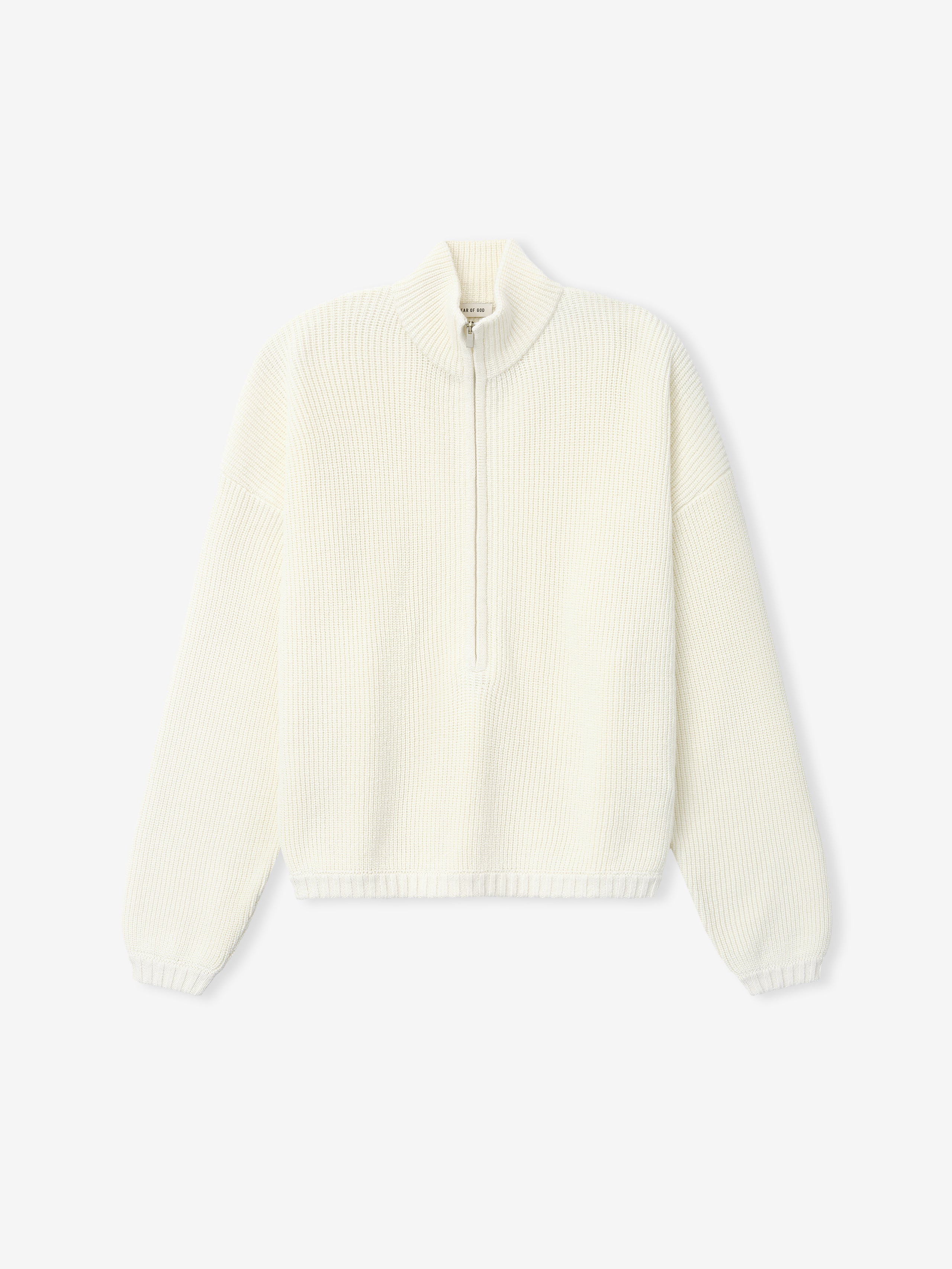 Zip-Up Sweater Long Sleeve